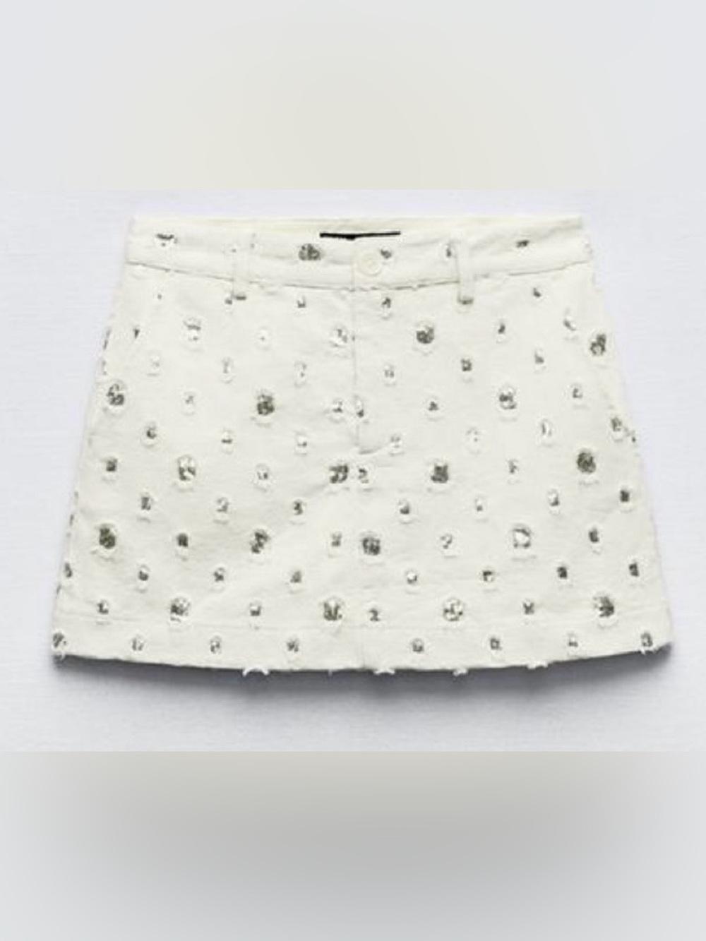 Zara Blogger Sequin Skort -XS - Picture 3 of 8